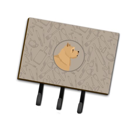 Jensendistributionservices Norwich Terrier in the Kitchen Leash or Key Holder MI1711987